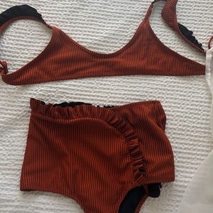 made by dawn petal top and arc bottom set.